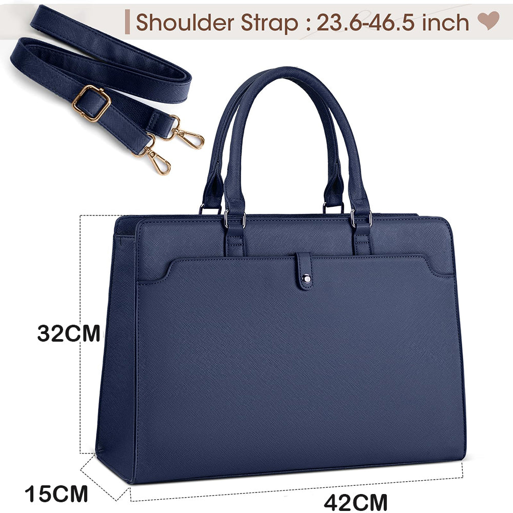 Dollcini Női Laptoptáska – Vízálló Műbőr Válltáska, 15,6" Laptophoz