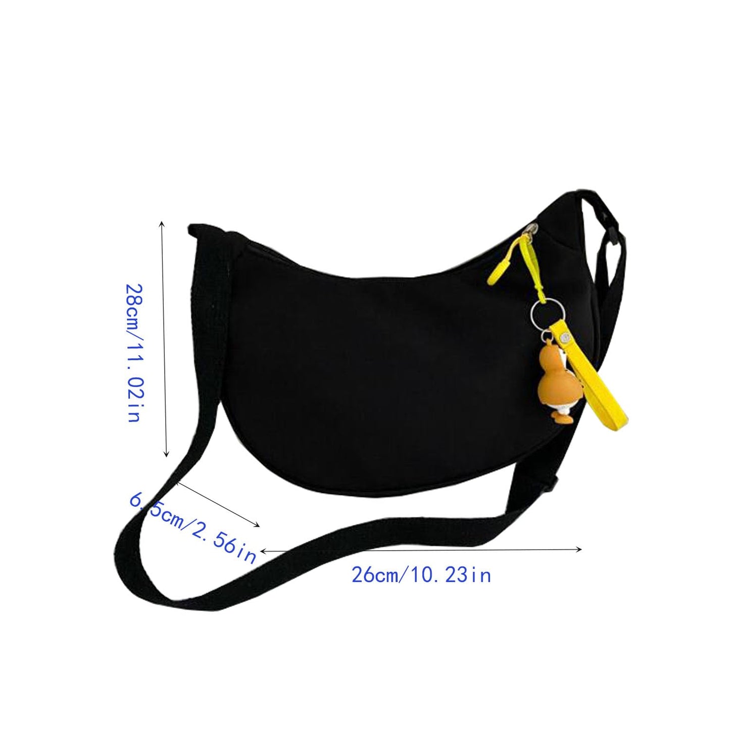 Dollcini Női Félhold Válltáska – Vízálló Szövet, Mindennapokra