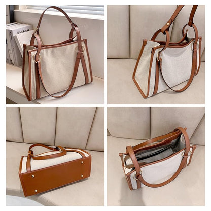 Dollcini Női Vászon Hordtáska – Alkalmi Cipzáras Válltáska Utazáshoz