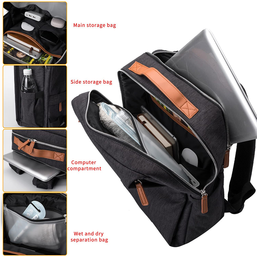 Dollcini Uniszex Laptop Hátizsák – Ergonomikus, 15.6” Laptophoz, Vízálló Utazóhátizsák