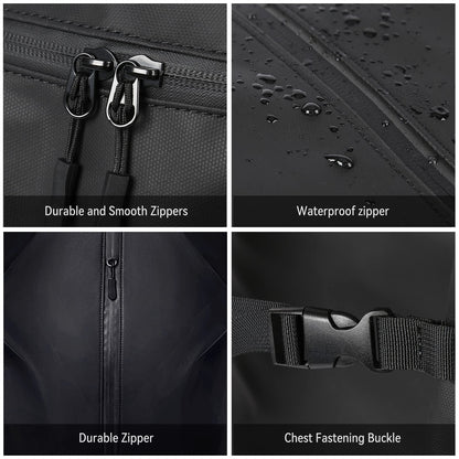 Dollcini Motoros Hátizsák – Vízálló Sisak- és Laptoptáska, Uniszex