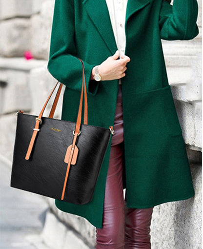 Dollcini Klasszikus Női Kézitáska – Vízálló Műbőr Válltáska