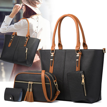 Dollcini 4 Részes Női Táskaszett – Elegáns Kézitáska és Kiegészítők