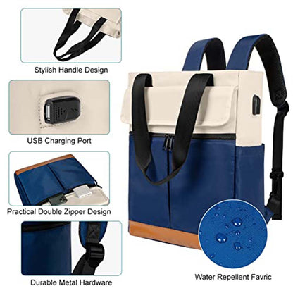 Dollcini Női Divatos Hátizsák – Többfunkciós, Vízálló Laptoptáska