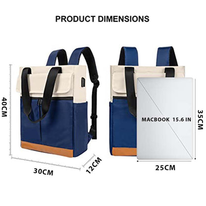 Dollcini Női Divatos Hátizsák – Többfunkciós, Vízálló Laptoptáska