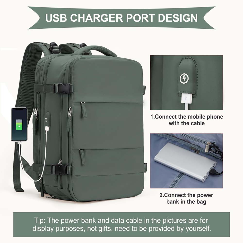 Dollcini Vízálló Férfi Utazóhátizsák – Karcálló, Dupla Cipzár