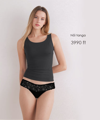 Dollcini,Tanga női bugyi,virágmintás csipke női bugyi,95% Pamut + Spandex-Többszínű, 6 db-os Csomag