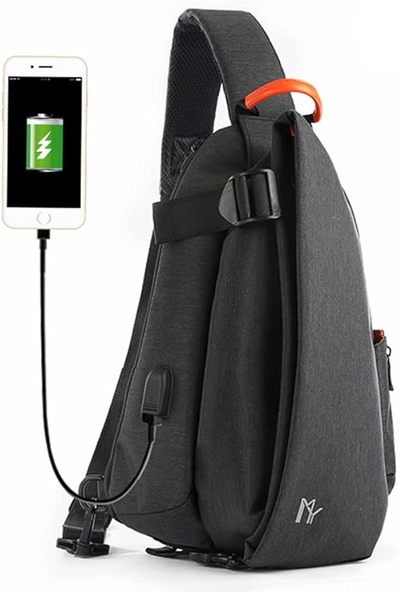 Dollcini Sport Válltáska – USB Porttal, Vízálló, Uniszex