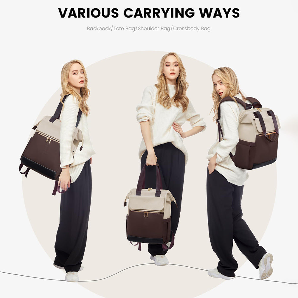 Dollcini Női Laptop Hátizsák – Vízálló Utazóhátizsák, USB Porttal, 2 Részes