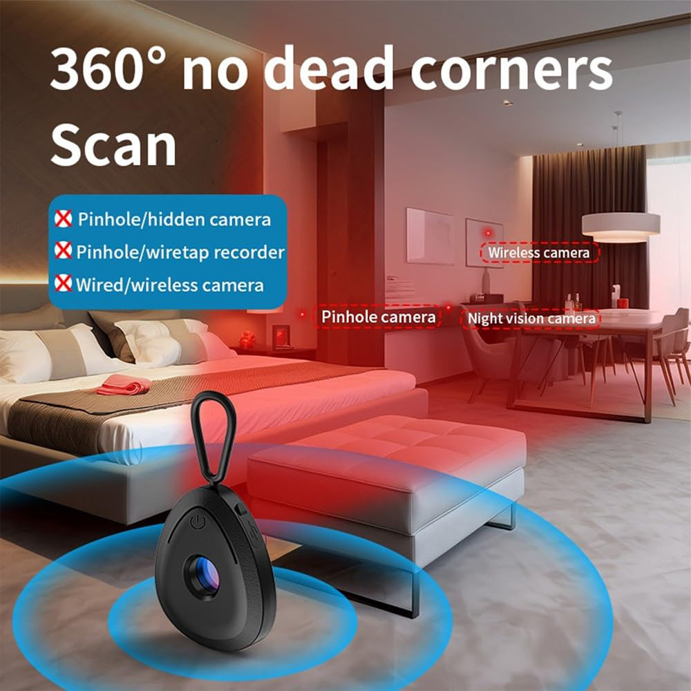 Dollcini Mini Rejtett Kameradetektor – Hordozható, Utazáshoz