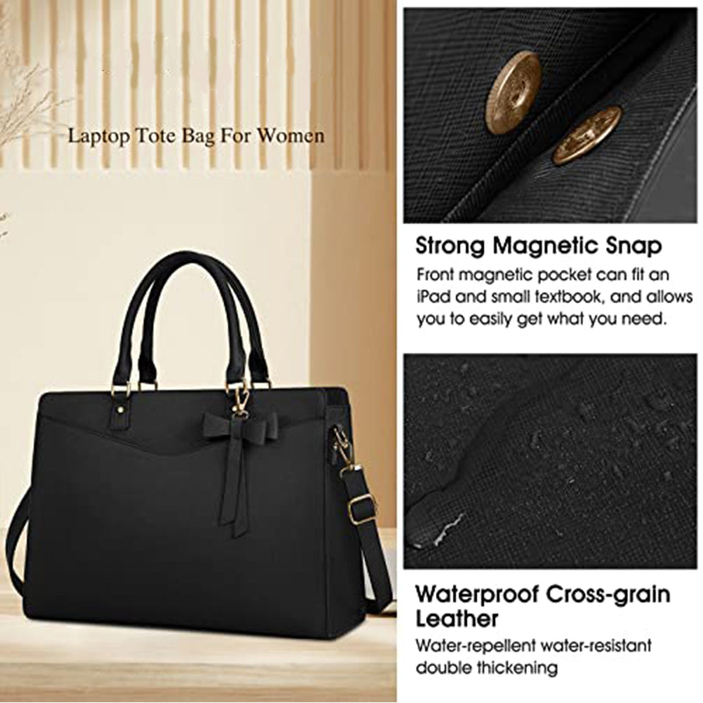 Dollcini Női Laptoptáska – Stílusos, Vízálló Műbőr Válltáska Munkába