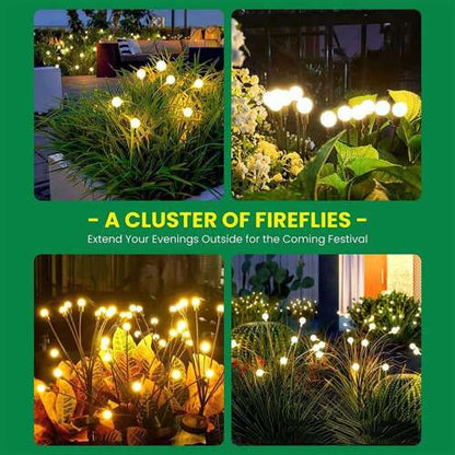 Dollcini Otthon Napelemes Kerti Lámpa – Vízálló Firefly Dekorfény