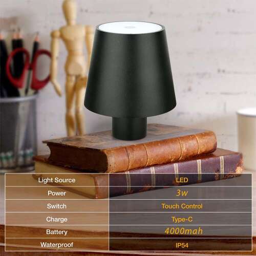 Dollcini Otthon LED Lámpa Dekoráció  – Vezeték Nélküli, Érintős