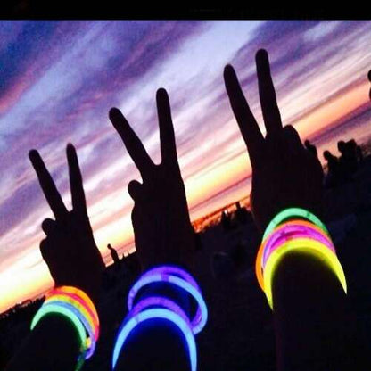 Dollcini 100 db-os Világító Pálcika Szett – Bulikra, Fesztiválra