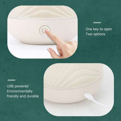 Dollcini Otthon Párásító – Melegfényű Aromaterápiás Illóolaj Diffúzor Dekor