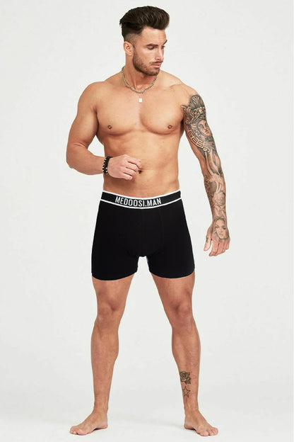 Dollcini Légáteresztő Pamut Férfi Boxeralsó - 95% Pamut, 3 darabos szett