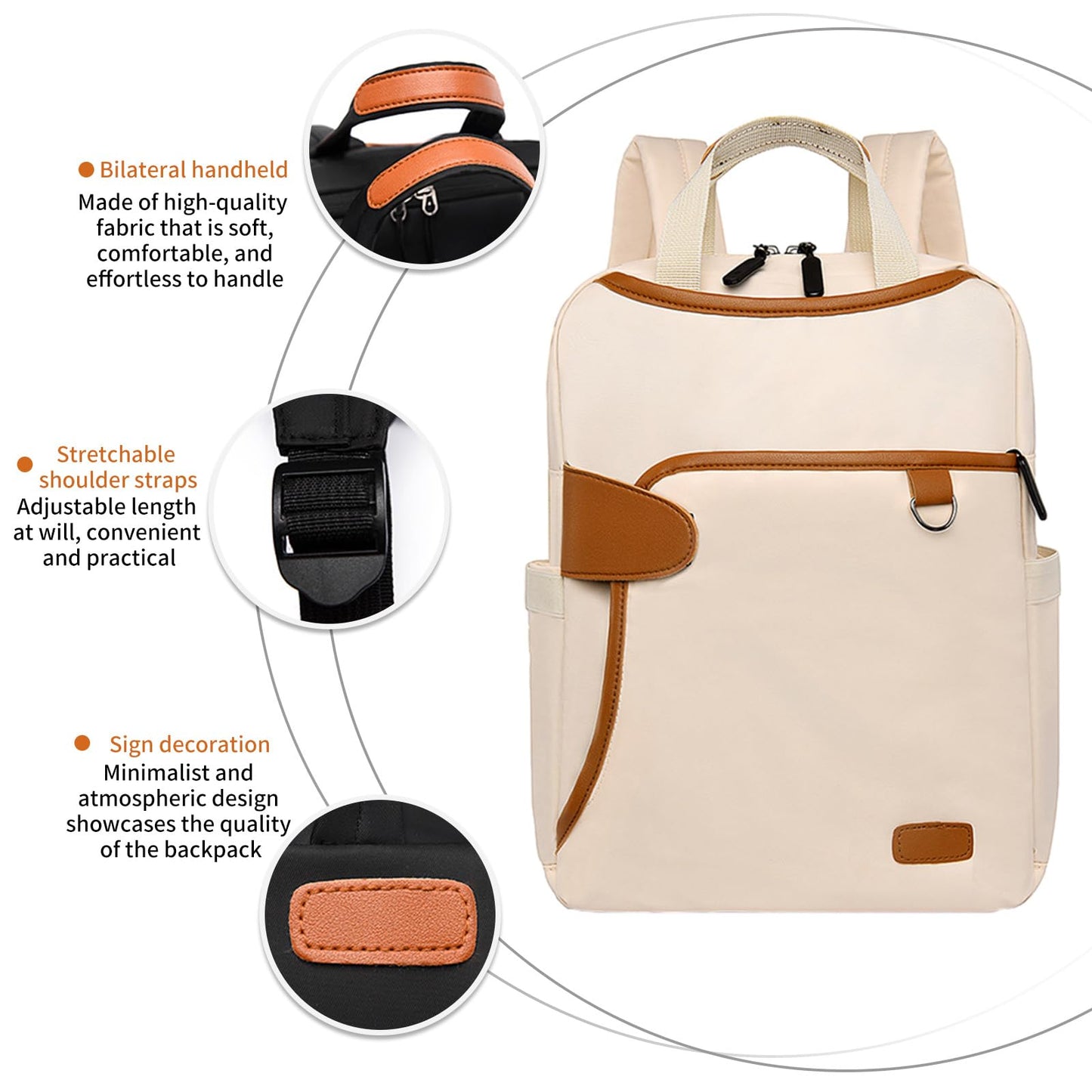 Dollcini Vízálló Laptop Hátizsák 13.3”-os Laptophoz – Elegáns és Kompakt