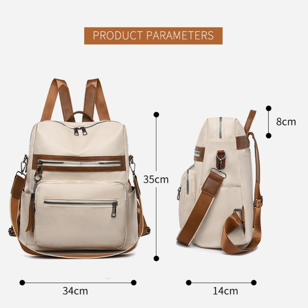 Dollcini Vízálló Női Hátizsák – Elegáns Műbőr Táska Utazáshoz