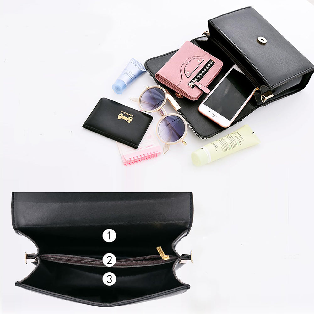 Dollcini Elegáns Női Oldaltáska – Kompakt Műbőr Futártáska