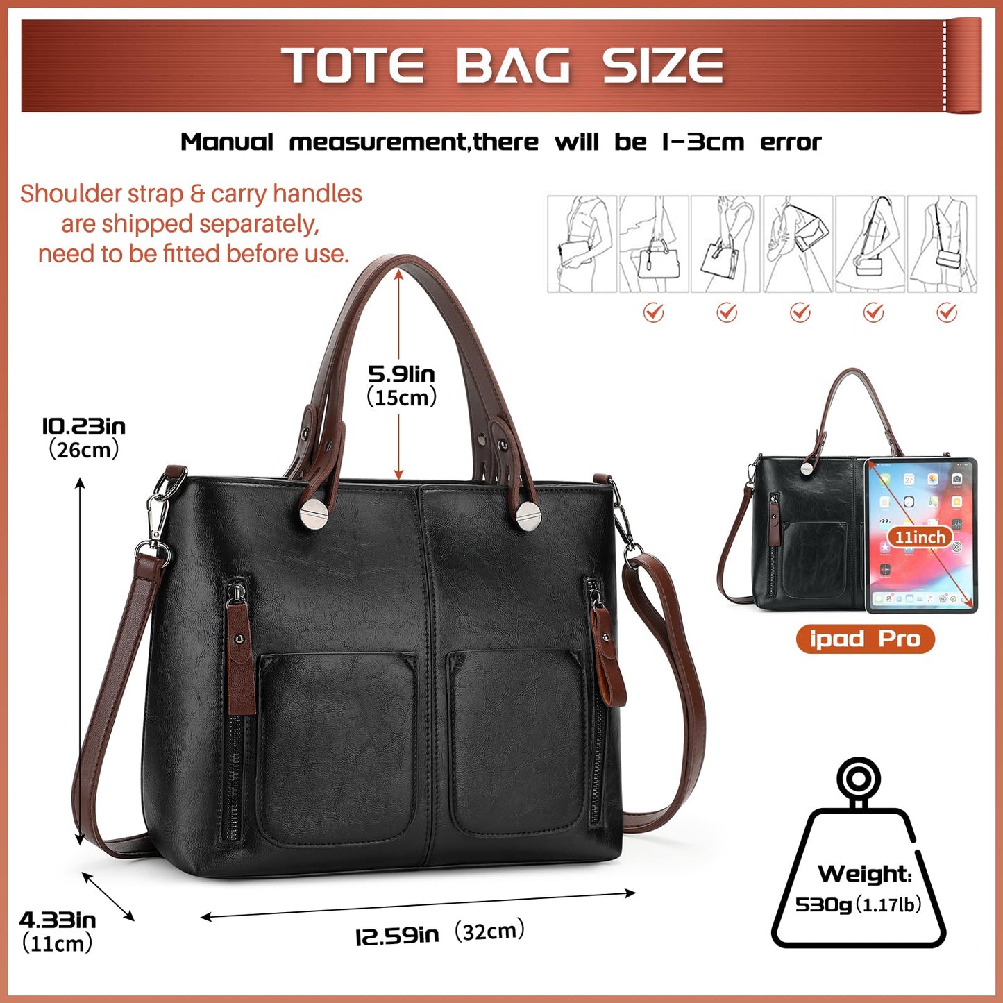 Dollcini Prémium Női Kézitáska – Nagyméretű Műbőr Táska