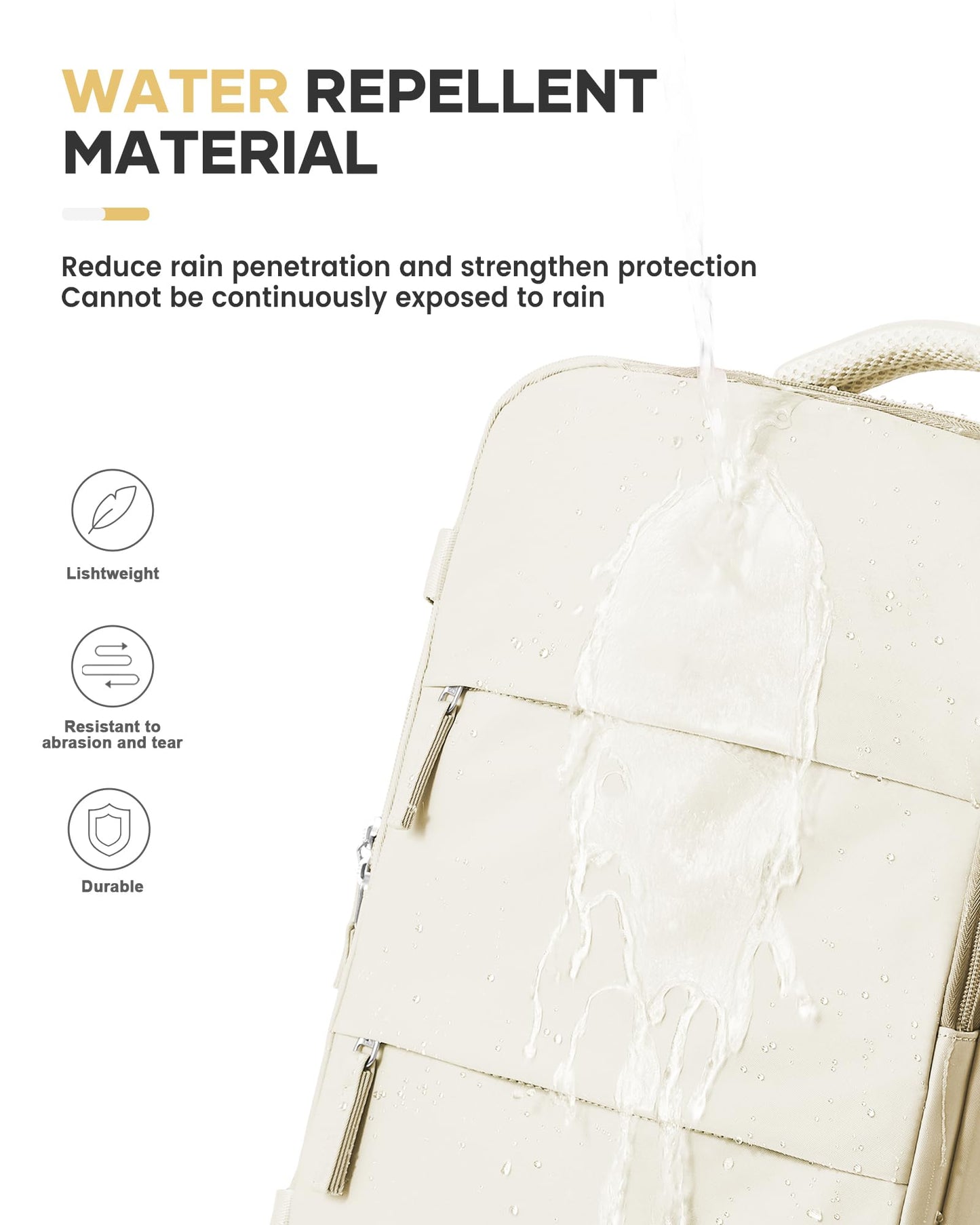 Dollcini Vízálló Férfi Utazóhátizsák – Karcálló, Dupla Cipzár