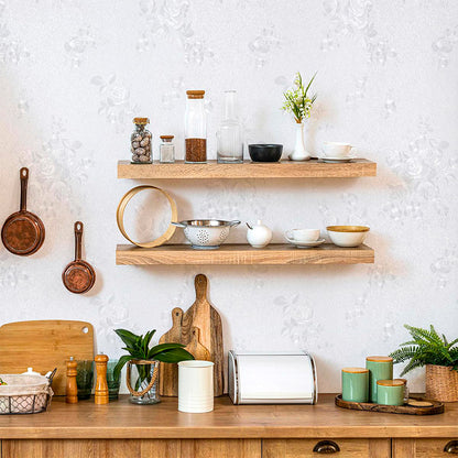 Dollcini Otthon Öntapadós Tapéta – Fehér Virágos Texturált, Dombornyomott