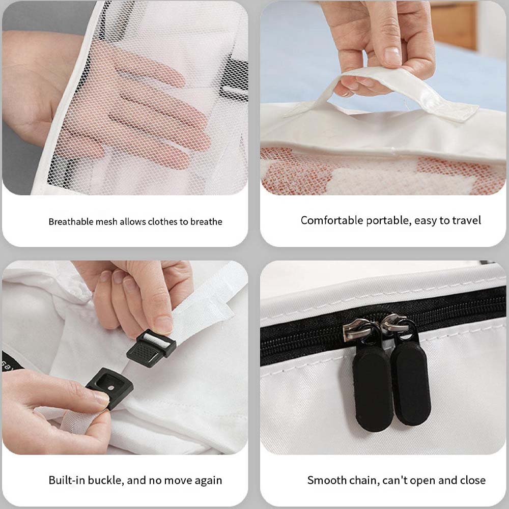 Dollcini 6 Darabos Bőröndrendszerező Szett – Vízálló, Utazáshoz