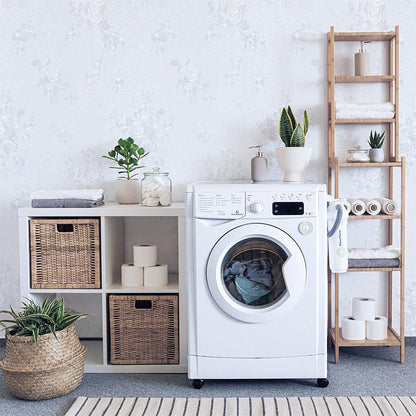 Dollcini Otthon Öntapadós Tapéta – Fehér Virágos Texturált, Dombornyomott