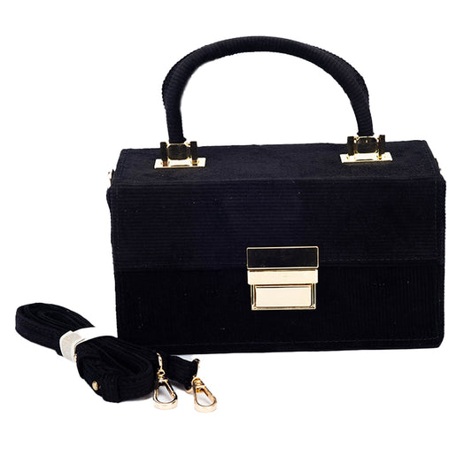 Dollcini Lopásgátló Mini Válltáska – Kordbársony Női Telefontáska