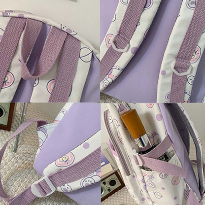 Dollcini Stílusos Uniszex Iskolatáska Hátizsák – Állatmintás, Praktikus