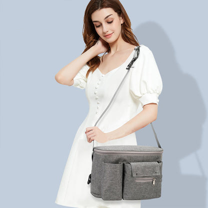 Dollcini Univerzális Babakocsi Táska – Pelenkatároló Rendszerező