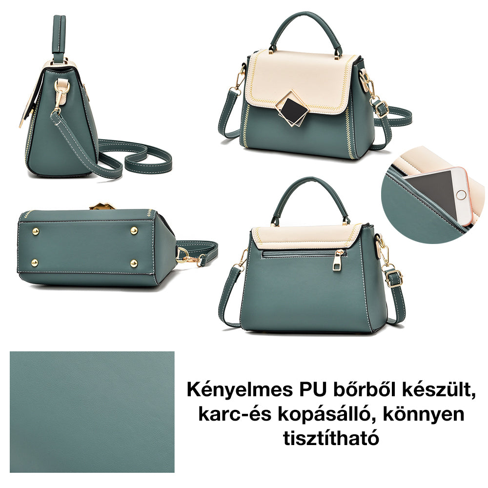 Dollcini Elegáns Női Kézitáska – Kompakt Műbőr, Állítható Pánt