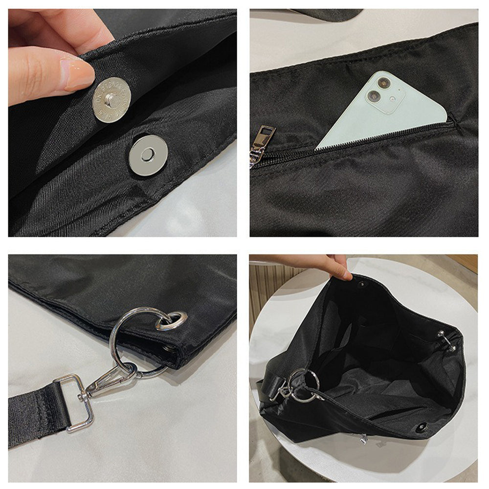 Dollcini Divatos Válltáska – Nagy, Vízálló Nylon, Utazáshoz