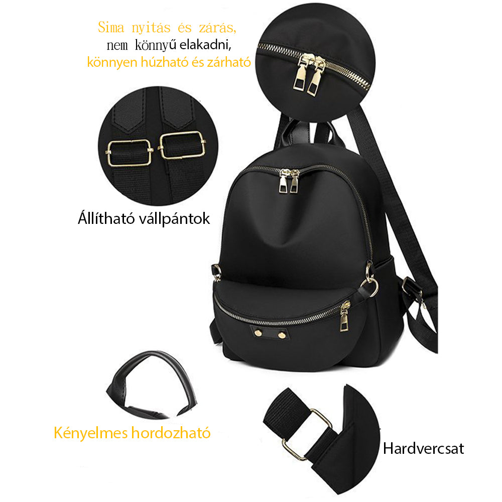 Dollcini Stílusos Női Hátizsák – Vízálló, Elegáns és Praktikus