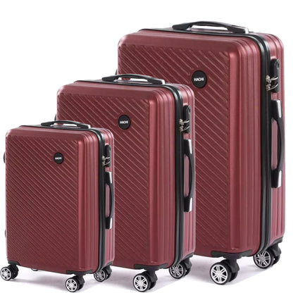 Dollcini Világjáró Bőrönd Szett – ABS, Több Méretben és Színben